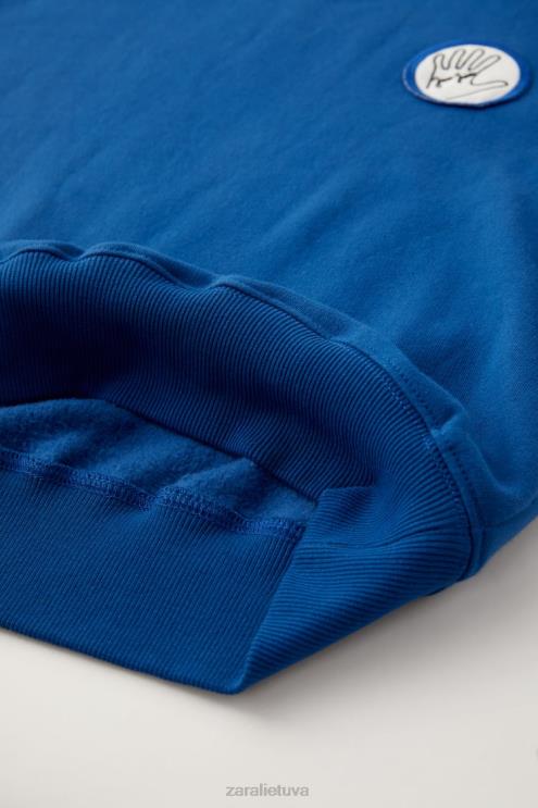 vaikai Zara java jacobs megztinis kobalto apranga 4N4881520