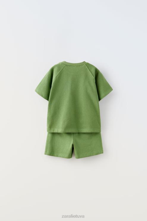 vaikai Zara krepinis treningas žalias apranga 4N4881551