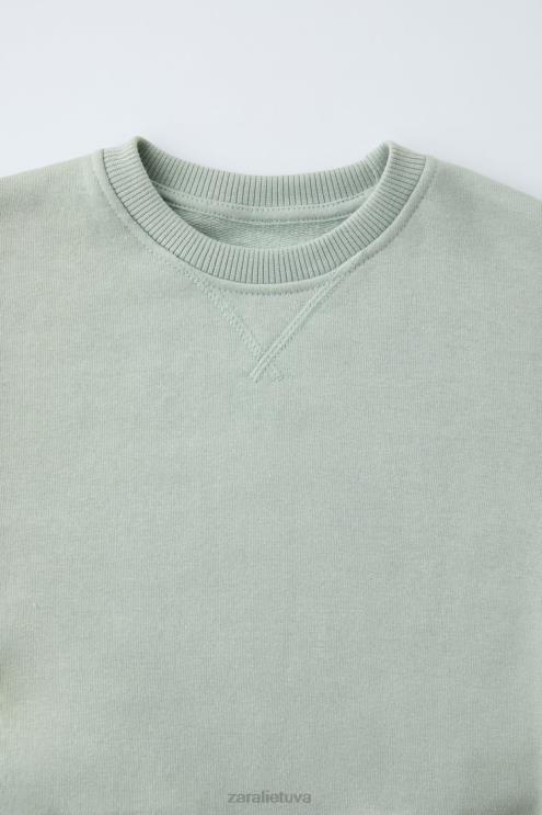 vaikai Zara paprastas megztinis jūros žalia apranga 4N4881564