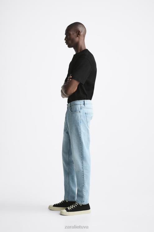 vyrų Zara siauri džinsai dangaus mėlynumo apranga 4N4881096