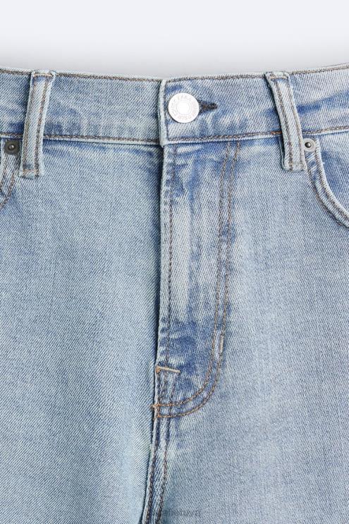 vyrų Zara siauri džinsai šviesiai mėlynas apranga 4N4881094