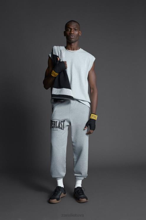 vyrų Zara amžinos bėgimo kelnės pilkas marlas apranga 4N488946