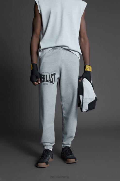vyrų Zara amžinos bėgimo kelnės pilkas marlas apranga 4N488946