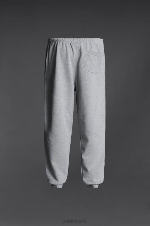 vyrų Zara amžinos bėgimo kelnės pilkas marlas apranga 4N488946