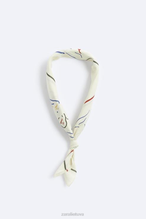 vyrų Zara abstrakčios spaudos bandana įvairių priedai 4N4881398
