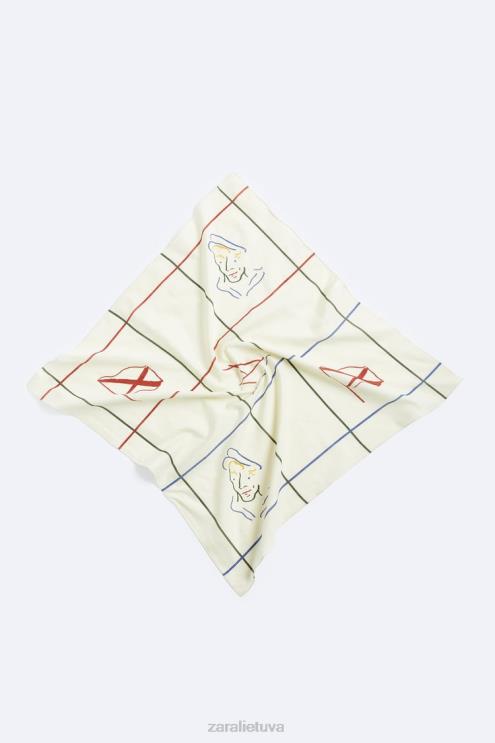 vyrų Zara abstrakčios spaudos bandana įvairių priedai 4N4881398