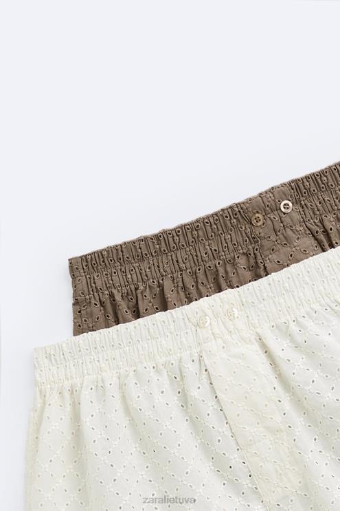 vyrų Zara 2 vnt. ažūriniais siuvinėtais bokseriukais įvairių priedai 4N4881420