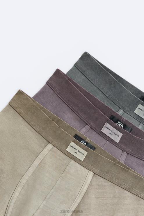 vyrų Zara 3 kombinuotų bokserių pakuotės įvairių priedai 4N4881429