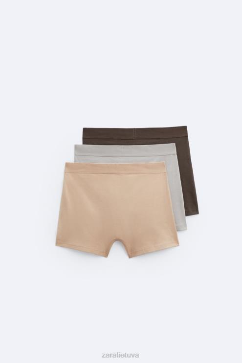 vyrų Zara 3 pakuotės minkštų bokserių įvairių priedai 4N4881427