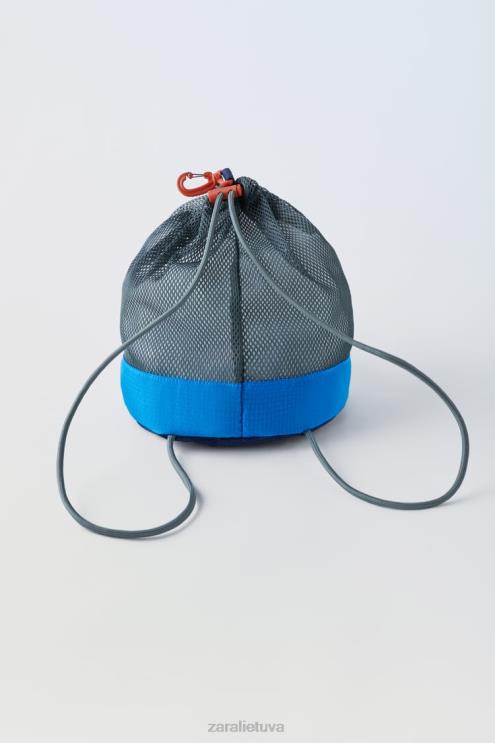 vyrų Zara atletiškas tinklinis kamuoliukų laikiklis pilka priedai 4N4881510