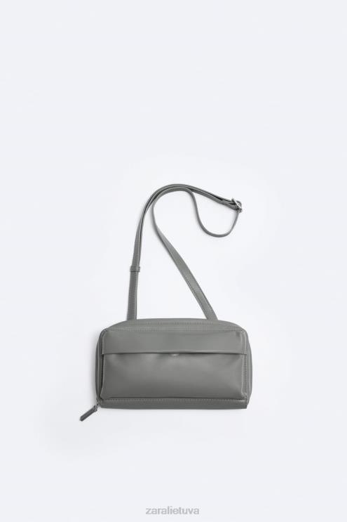 vyrų Zara „crossbody“ piniginės krepšys žalias priedai 4N4881306