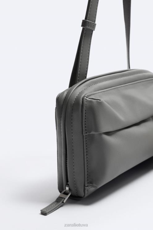 vyrų Zara „crossbody“ piniginės krepšys žalias priedai 4N4881306