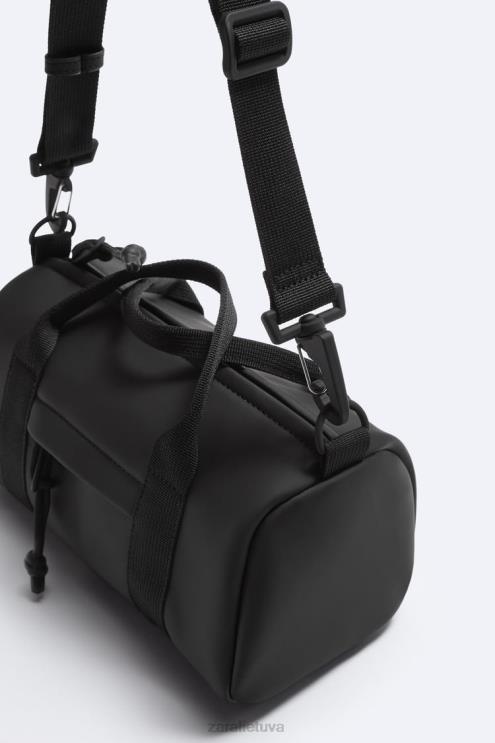 vyrų Zara guminis mini maišelis juodas priedai 4N4881298