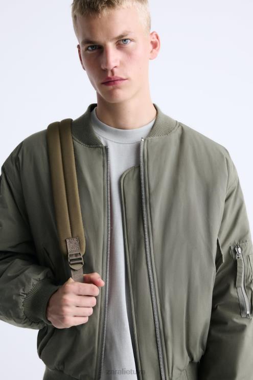 vyrų Zara kelių kišenių kuprinė smėlio rudos spalvos priedai 4N4881317