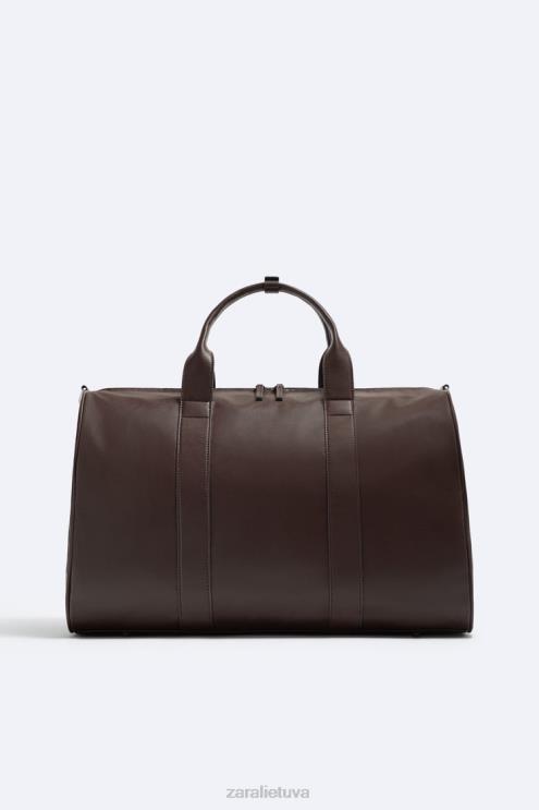 vyrų Zara minkštas maišelis rudas priedai 4N4881326