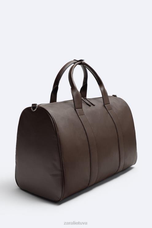 vyrų Zara minkštas maišelis rudas priedai 4N4881326