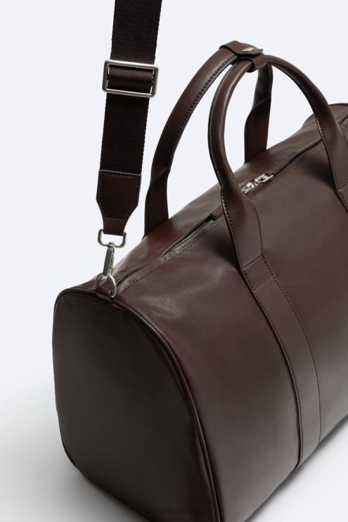 vyrų Zara minkštas maišelis rudas priedai 4N4881326