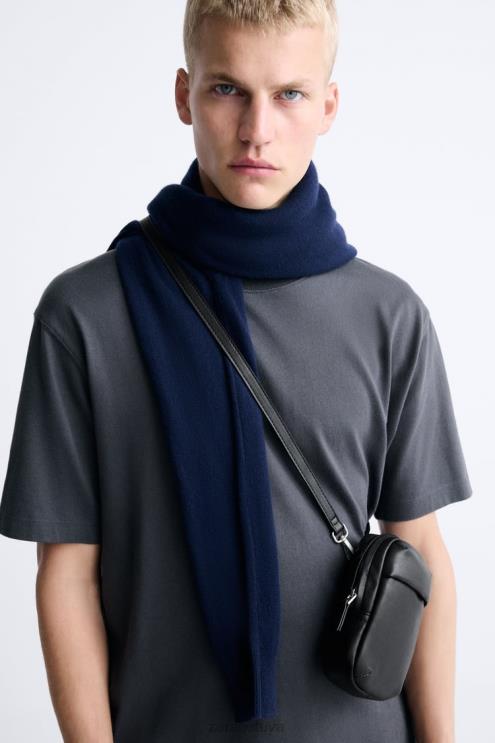 vyrų Zara minkštas telefono maišelis juodas priedai 4N4881309