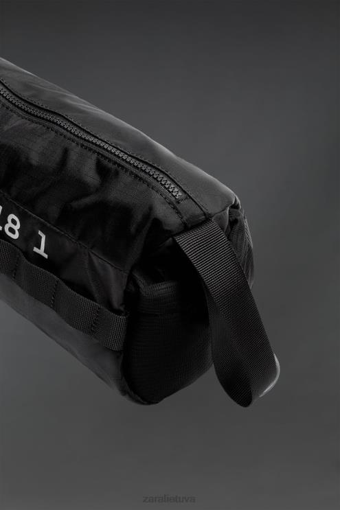 vyrų Zara techninis skalbimo krepšys juodas priedai 4N4881279