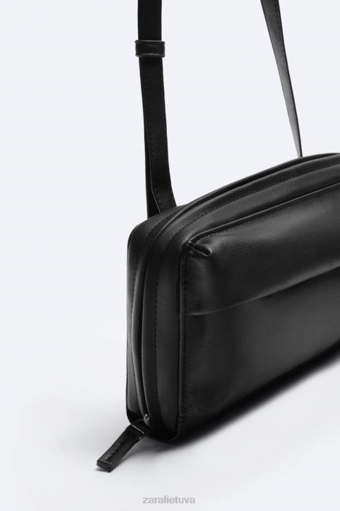 vyrų Zara xl crossbody piniginės krepšys juodas priedai 4N4881307