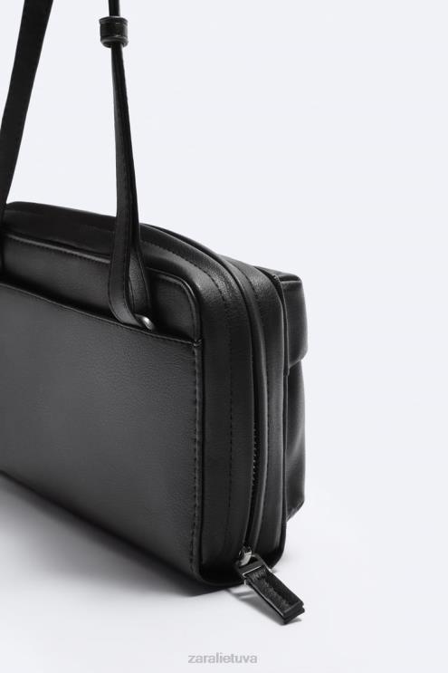 vyrų Zara xl crossbody piniginės krepšys juodas priedai 4N4881307