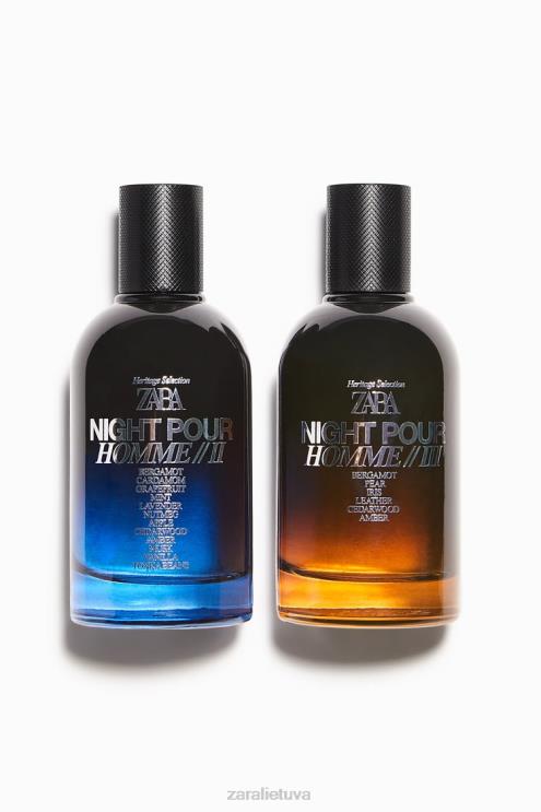 vyrų Zara naktį užpilkite homme ii + iii 100 ml originalus priedai 4N4881385