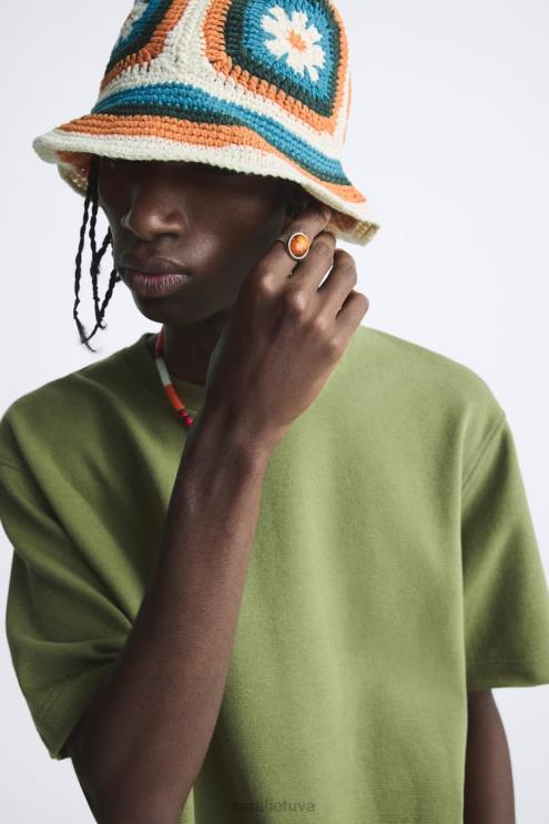 vyrų Zara 2 pakelis akmeninių žiedų sidabras priedai 4N4881481