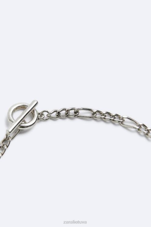 vyrų Zara metalo grandine sidabras priedai 4N4881497