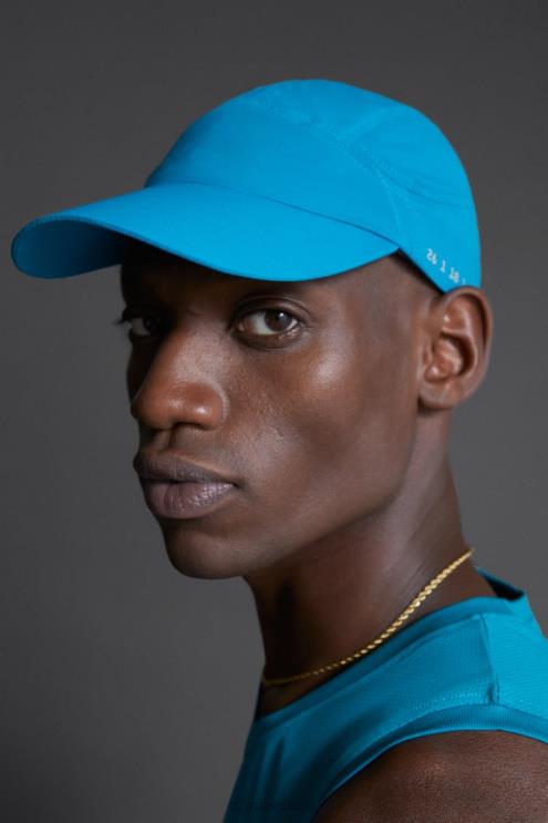 vyrų Zara techninė bėgimo kepurė mėlyna priedai 4N4881404