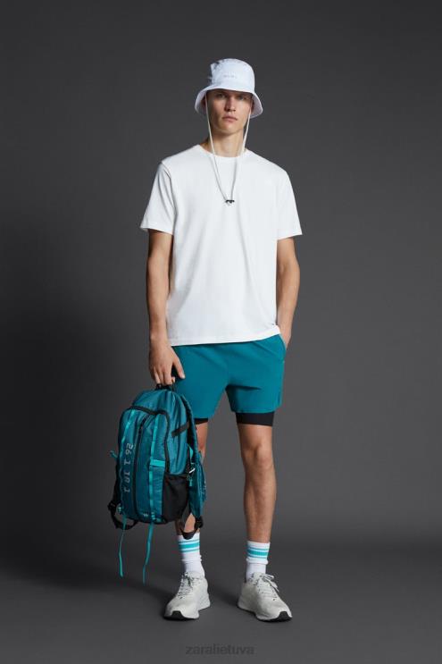 vyrų Zara techninė kibiro kepurė baltas priedai 4N4881402