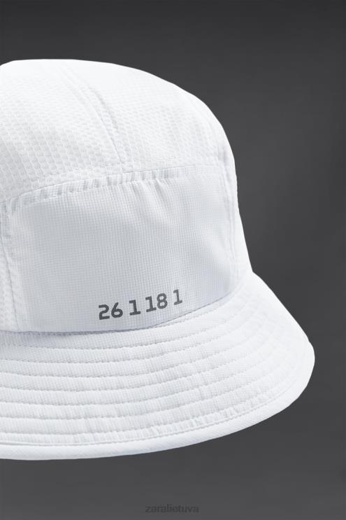 vyrų Zara techninė kibiro kepurė baltas priedai 4N4881402