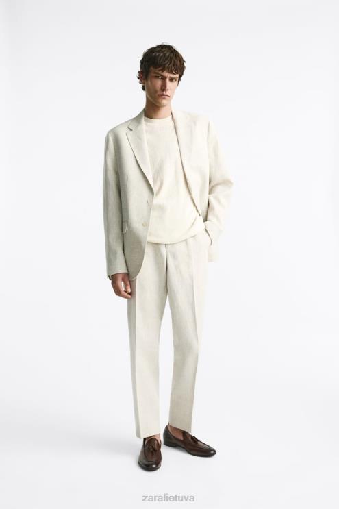 vyrų Zara minkštos odos kutai rudas avalynė 4N4881274