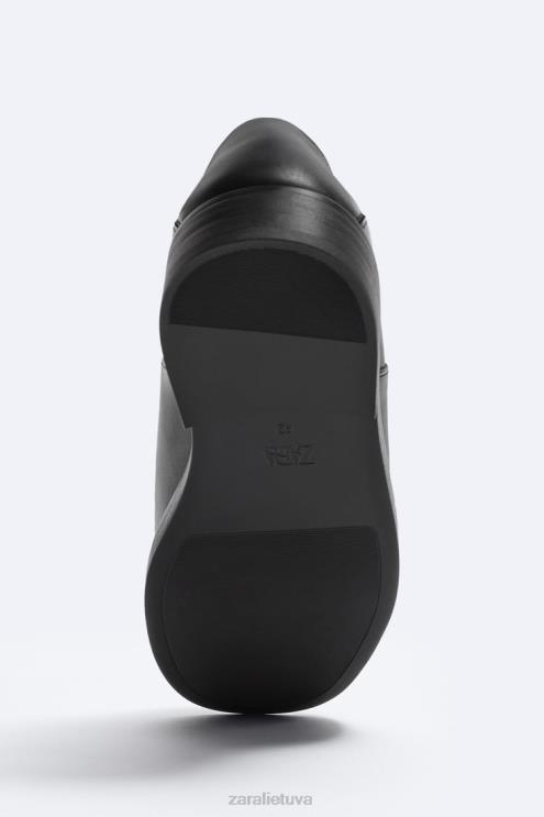 vyrų Zara minkštos odos mulai – ribotas leidimas juodas avalynė 4N4881264