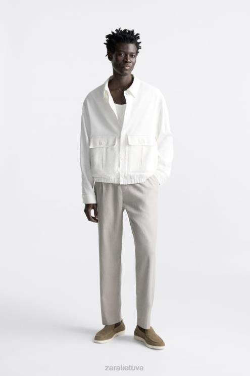 vyrų Zara paprasti zomšiniai batukai tamsiai rudas avalynė 4N4881271