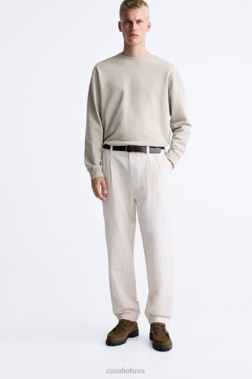 vyrų Zara zomšiniai mociniai batai rudas avalynė 4N4881258