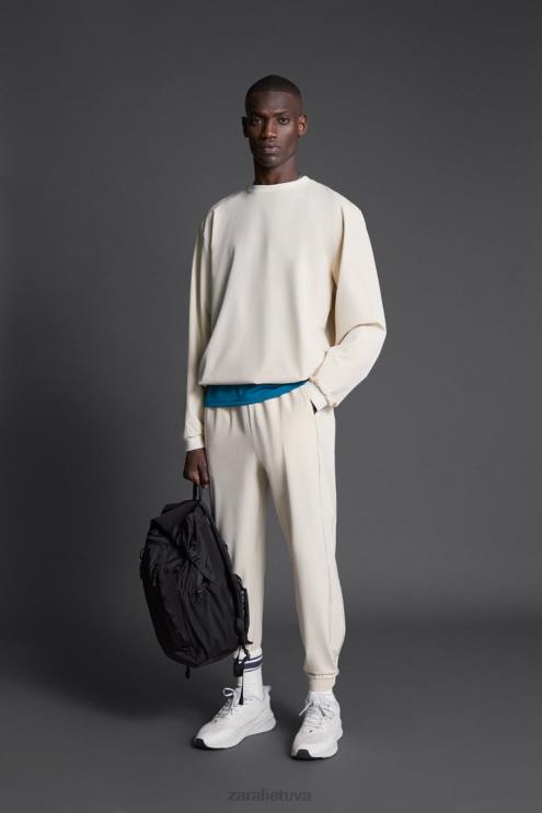 vyrų Zara techninio mokymo megztinis ekru apranga 4N4881078