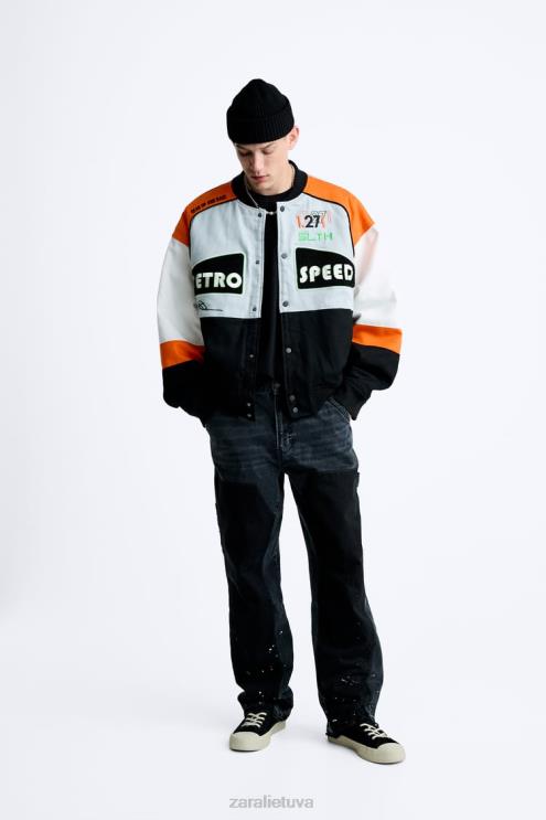 vyrų Zara spalvota striukė įvairiaspalvis apranga 4N4881109