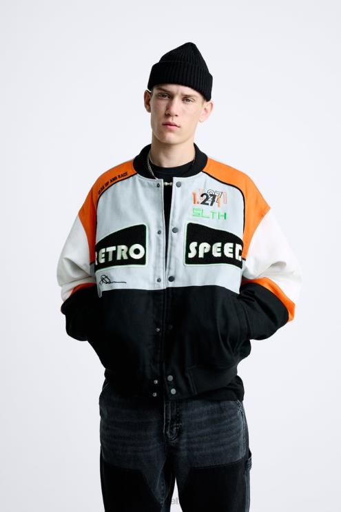 vyrų Zara spalvota striukė įvairiaspalvis apranga 4N4881109