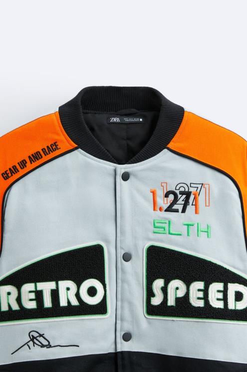 vyrų Zara spalvota striukė įvairiaspalvis apranga 4N4881109