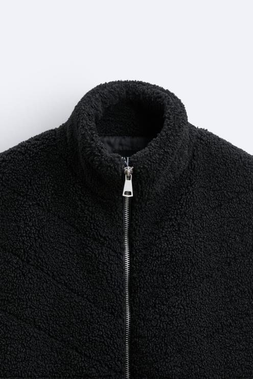 vyrų Zara vilnos liemenė juodas apranga 4N4881111