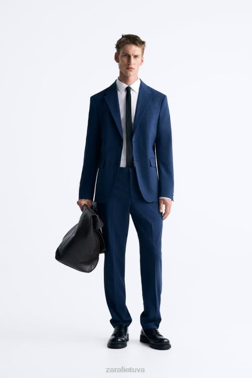 vyrų Zara skalikas kostiumas melsva apranga 4N4881165