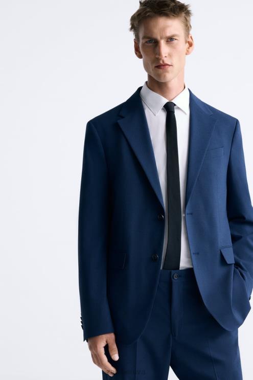 vyrų Zara skalikas kostiumas melsva apranga 4N4881165